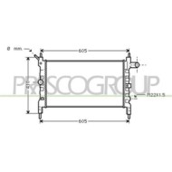 OP013R002_1.JPG Radiatore Per Opel/vauxhall Astra F (t92) Dal 1991 Al 1994