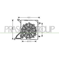 Ventola Per Opel/vauxhall Astra G (t98) Dal 1998 Al 2003