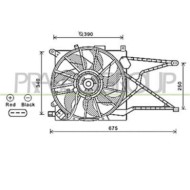 Ventola Per Opel/vauxhall Astra G (t98) Dal 1998 Al 2003