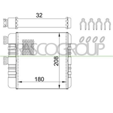 OP017H005_1.JPG Riscaldatore Per Opel/vauxhall Astra G (t98) Dal 1998 Al 2003