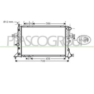 OP017R002_1.JPG Radiatore Per Opel/vauxhall Astra G (t98) Dal 1998 Al 2003