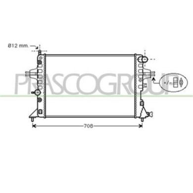 OP017R003_1.JPG Radiatore Per Opel/vauxhall Astra G (t98) Dal 1998 Al 2003
