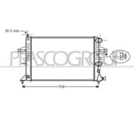 Radiatore Per Opel/vauxhall Astra G (t98) Dal 1998 Al 2003