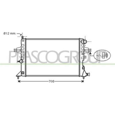 OP017R010_1.JPG Radiatore Per Opel/vauxhall Astra G (t98) Dal 1998 Al 2003