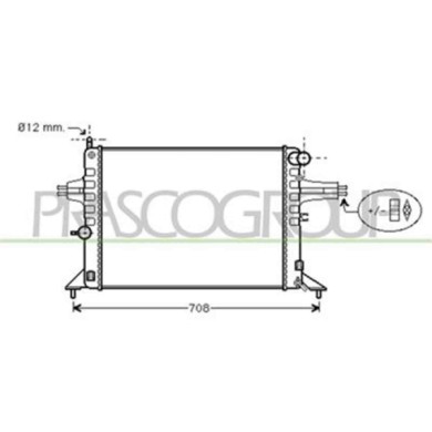 OP017R013_1.JPG Radiatore Per Opel/vauxhall Astra G (t98) Dal 1998 Al 2003
