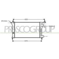 Radiatore Per Opel/vauxhall Corsa B/combo Dal 1993 Al 1997