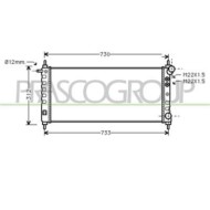 OP028R007_1.JPG Radiatore Per Opel/vauxhall Corsa B/combo Dal 1993 Al 1997