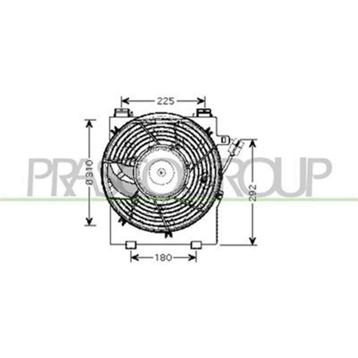 OP030F002_1.JPG Ventola Per Opel/vauxhall Corsa C Dal 2000 Al 2003