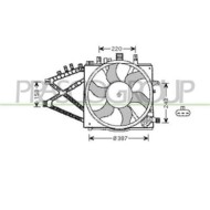 Ventola Per Opel/vauxhall Corsa C Dal 2000 Al 2003