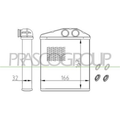 OP030H001_1.JPG Riscaldatore Per Opel/vauxhall Corsa C Dal 2000 Al 2003