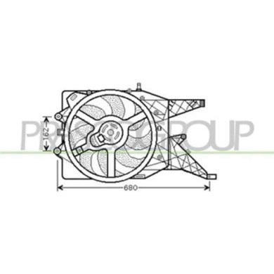 OP034F002_1.JPG Ventola Per Opel/vauxhall Corsa D Dal 2006 Al 2011
