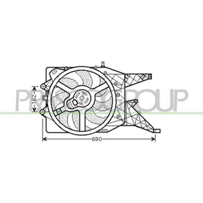 OP034F002_1.JPG Ventola Per Opel/vauxhall Corsa D Dal 2006 Al 2011