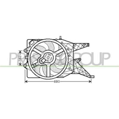 OP034F003_1.JPG Ventola Per Opel/vauxhall Corsa D Dal 2006 Al 2011