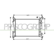 Radiatore Per Opel/vauxhall Corsa D Dal 2006 Al 2011