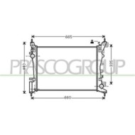 Radiatore Per Opel/vauxhall Corsa D Dal 2011 Al 2014