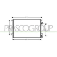 Condensatore Per Fiat Croma Dal 2005 Al 2007