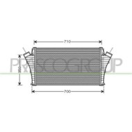 Intercooler Per Opel/vauxhall Vectra C Dal 2002 Al 2005
