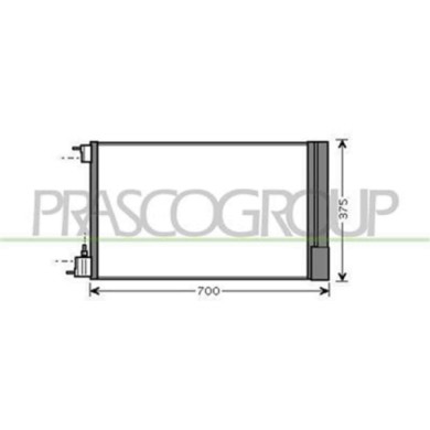 OP060C001_1.JPG Condensatore Per Opel/vauxhall Insignia A Dal 2009 Al 2013