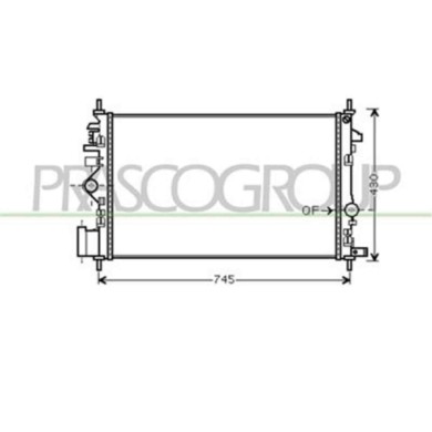 OP060R007_1.JPG Radiatore Per Opel/vauxhall Insignia A Dal 2009 Al 2013