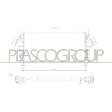 OP062N001_2.JPG Intercooler Per Opel/vauxhall Insignia A Dal 2014 Al 2016