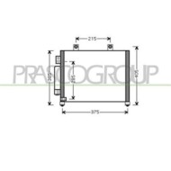 Condensatore Per Opel/vauxhall Agila Dal 2000 Al 2007