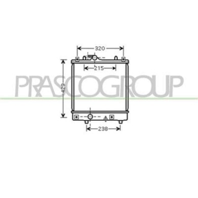 OP304R002_1.JPG Radiatore Per Opel/vauxhall Agila Dal 2000 Al 2007