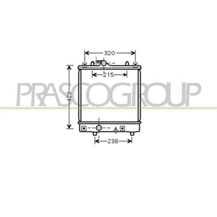 OP304R002_1.JPG Radiatore Per Opel/vauxhall Agila Dal 2000 Al 2007