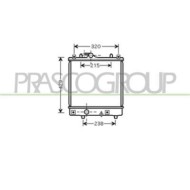 Radiatore Per Opel/vauxhall Agila Dal 2000 Al 2007