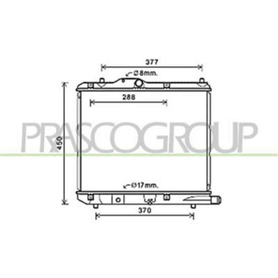 OP305R001_1.JPG Radiatore Per Opel/vauxhall Agila Dal 2008 Al 2015