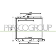OP305R001_1.JPG Radiatore Per Opel/vauxhall Agila Dal 2008 Al 2015