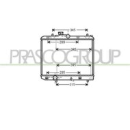 Radiatore Per Opel/vauxhall Agila Dal 2008 Al 2015