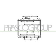 Radiatore Per Opel/vauxhall Agila Dal 2008 Al 2015