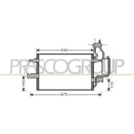 Condensatore Per Opel/vauxhall Meriva Dal 2003 Al 2006