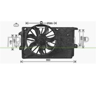 OP350F001_1.JPG Ventola Per Opel/vauxhall Meriva Dal 2003 Al 2006