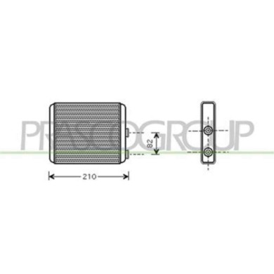 OP350H001_2.JPG Riscaldatore Per Opel/vauxhall Meriva Dal 2003 Al 2006