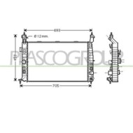 OP350R003_1.JPG Radiatore Per Opel/vauxhall Meriva Dal 2003 Al 2006