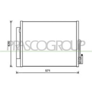 OP354C001_1.JPG Condensatore Per Opel/vauxhall Meriva B Dal 2010 Al 2013