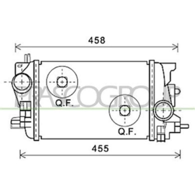 OP354N001_1.JPG Intercooler Per Opel/vauxhall Meriva B Dal 2010 Al 2013