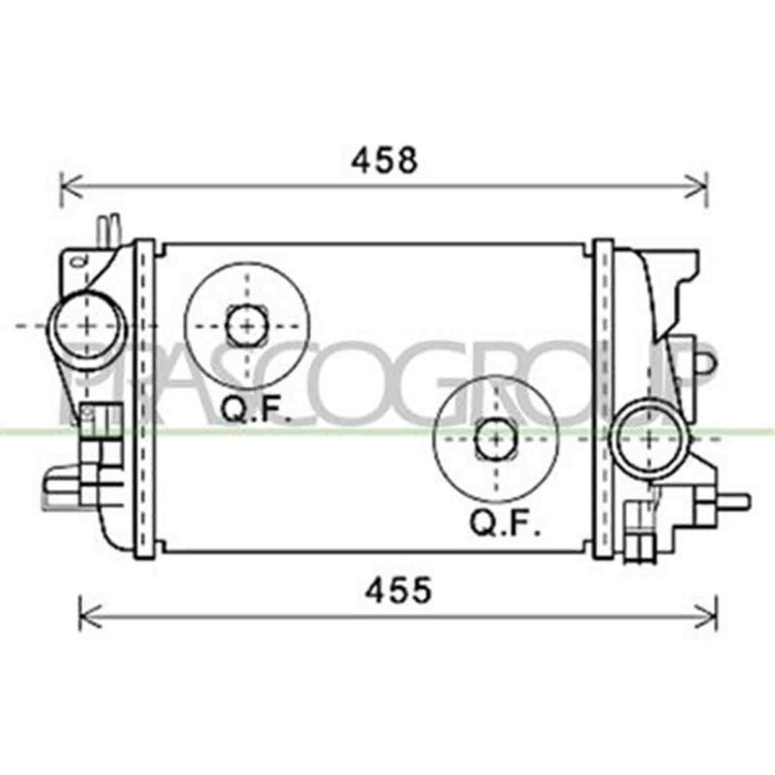 OP354N001_1.JPG Intercooler Per Opel/vauxhall Meriva B Dal 2010 Al 2013