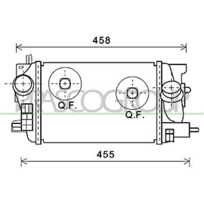 OP354N002_1.JPG Intercooler Per Opel/vauxhall Meriva B Dal 2010 Al 2013