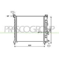 OP354R001_1.JPG Radiatore Per Opel/vauxhall Meriva B Dal 2010 Al 2013