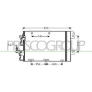 OP410C002_1.JPG Condensatore Per Opel/vauxhall Astra H (a04) Dal 2004 Al 2006