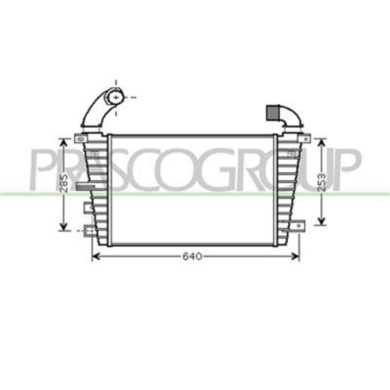OP410N005_1.JPG Intercooler Per Opel/vauxhall Astra H (a04) Dal 2004 Al 2006