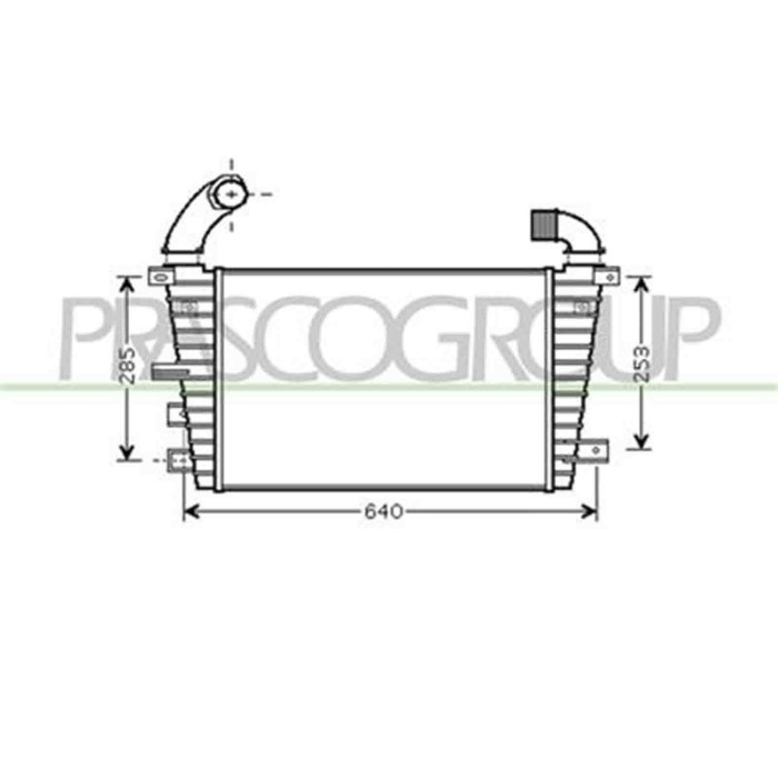 OP410N005_1.JPG Intercooler Per Opel/vauxhall Astra H (a04) Dal 2004 Al 2006
