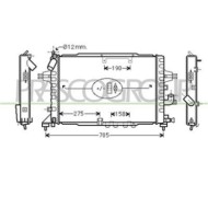 OP410R004_1.JPG Radiatore Per Opel/vauxhall Astra H (a04) Dal 2004 Al 2006