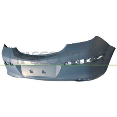 OP4121051_1.JPG Paraurti Posteriore Con Primer Per Opel/vauxhall Astra H (a04) - 3 Porte/gtc Dal 2004 Al 2010