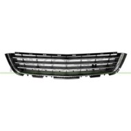 Griglia Centrale Paraurti Nera Con Modanatura Cromata Per Opel/vauxhall Astra H (a04) Dal 2007 Al 2009