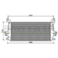 Intercooler Per Opel/vauxhall Astra H (a04) Dal 2007 Al 2009