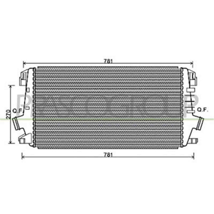 OP414N002_1.JPG Intercooler Per Opel/vauxhall Astra H (a04) Dal 2007 Al 2009
