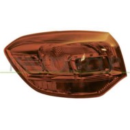 Fanale Posteriore Sinistro Esterno Senza Porta Lampada Rosso Per Opel/vauxhall Astra J (p10) Dal 2009 Al 2011